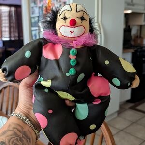 Colorful Clown Plush Toy